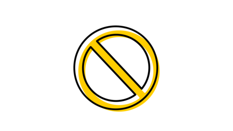 Cancel or "No" icon