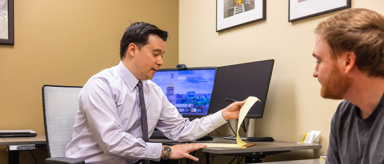 Aaron Miers student legal services